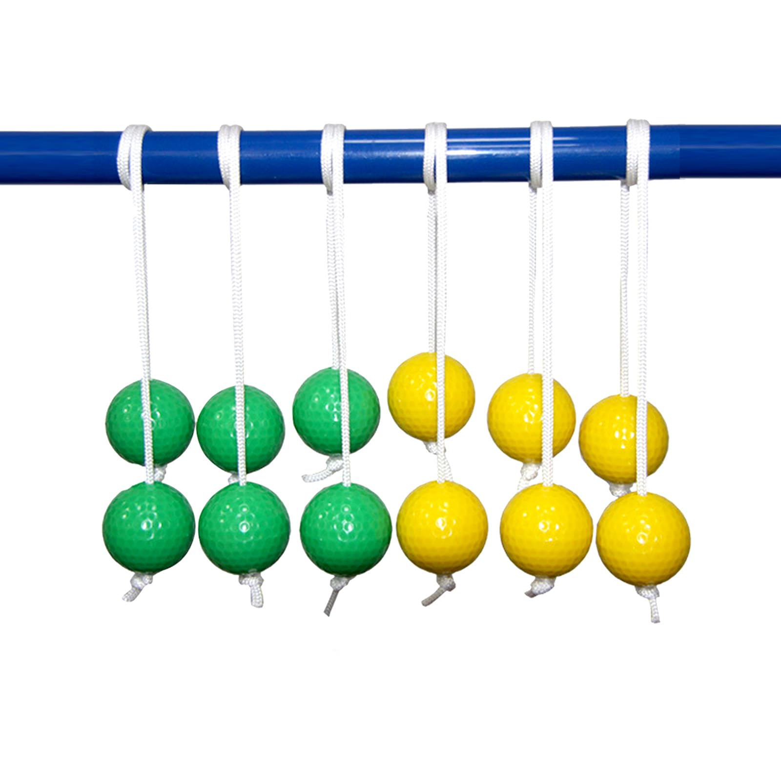 Feirdhoo Ladder Bälle – 6 Paar Leitergolf Bälle (42 Mm), Set Mit 12 Bällen, Für Training Und Spiel, Grün Und Gelb Feirdhoo Ladder Bälle – 6 Paar Leitergolf Bälle (42 Mm), Set Mit 12 Bällen, Für Training Und Spiel, Grün Und Gelb