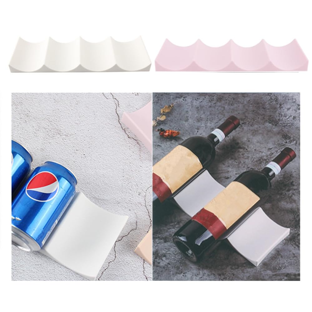 Range-bouteilles Empilable Pour Frigo Ou Table – Support Vin Universel, Lavable Au Lave-vaisselle, Noir