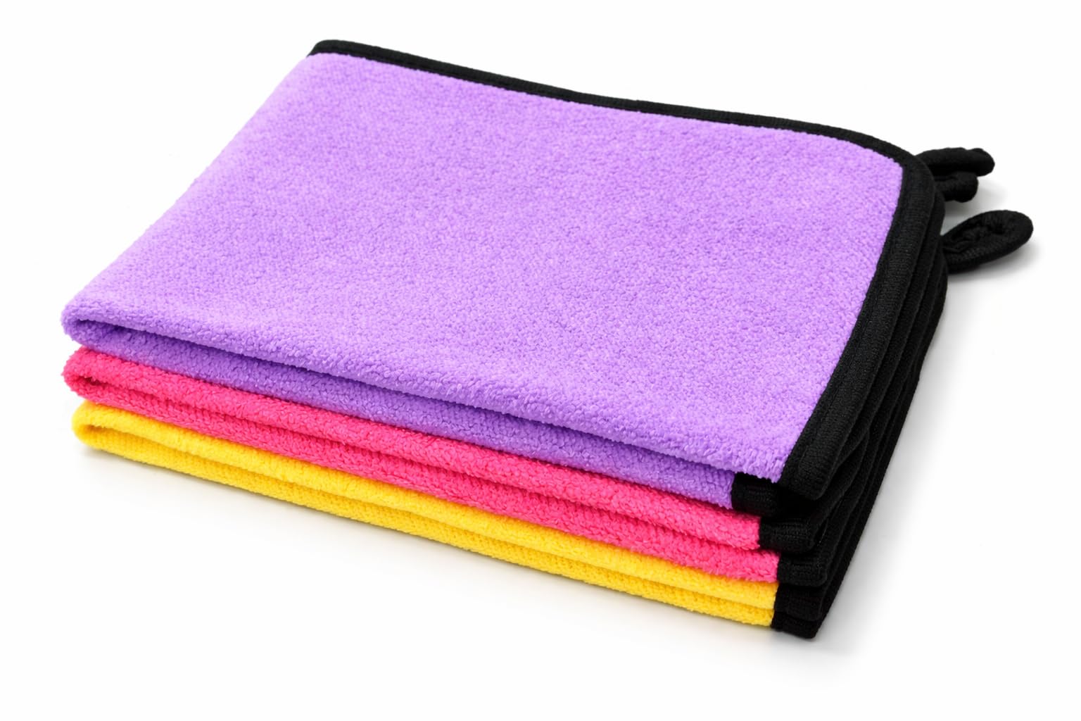 Microfiber Cleaning Cloths 600 GSM 40x30cms 3pcs Multicolor Thick Lint & Streak Free and Reusable Cloth | High Water Absorption and Multipurpose Wash Cloth for All Vehicles Bikes Cars Glass Kitchens-image-10