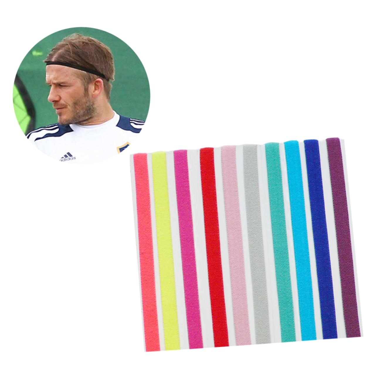 Abaodam 3 Set Di Fasce Per Per Esercizi Atletici Fasce Per Yoga Fasce Per Sportive Non Elastiche E Traspiranti Per Uomo E Donna 10 Pezzi*3