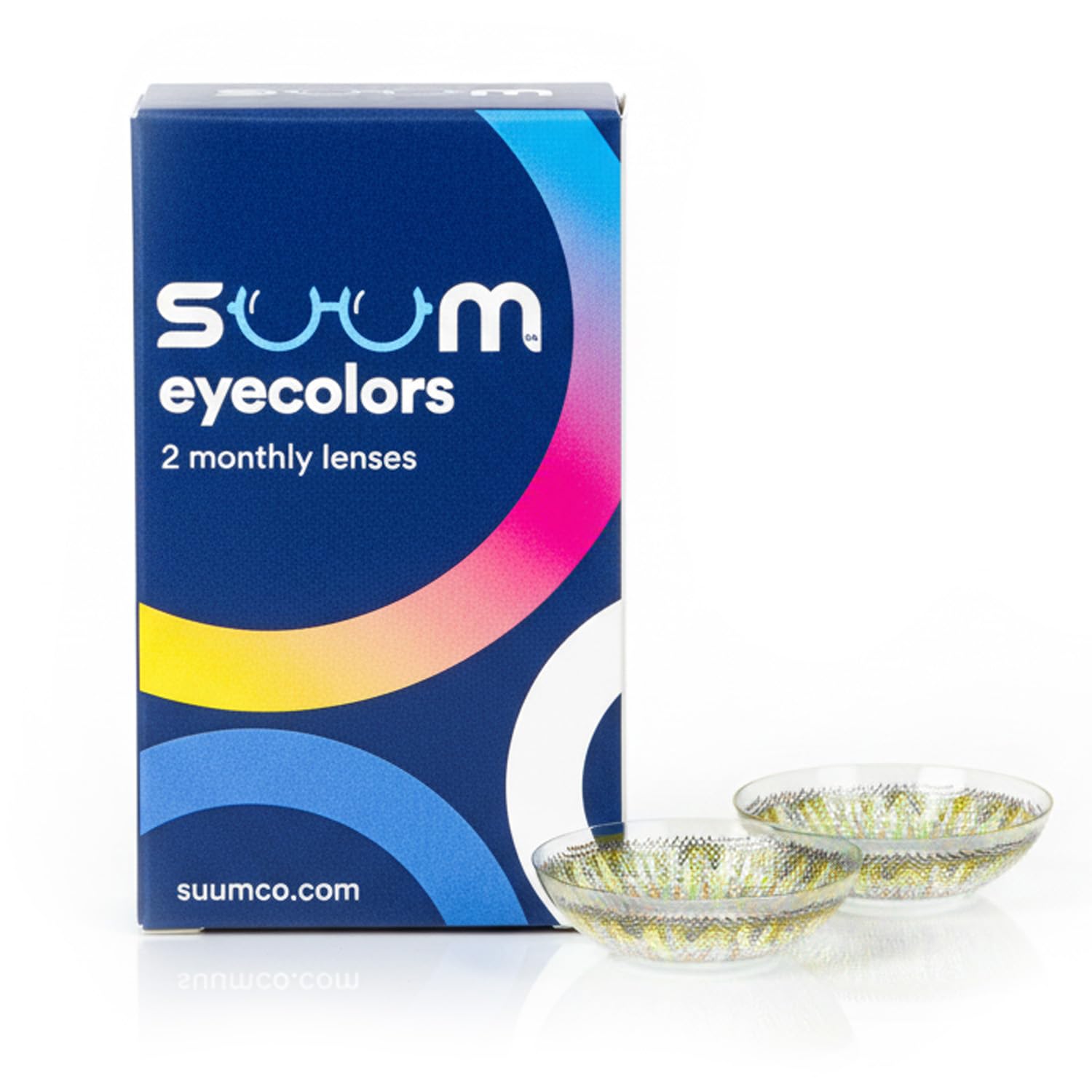 Lentes de Contacto de Color SUUM Verde Sin Graduación Mensuales 30 Días