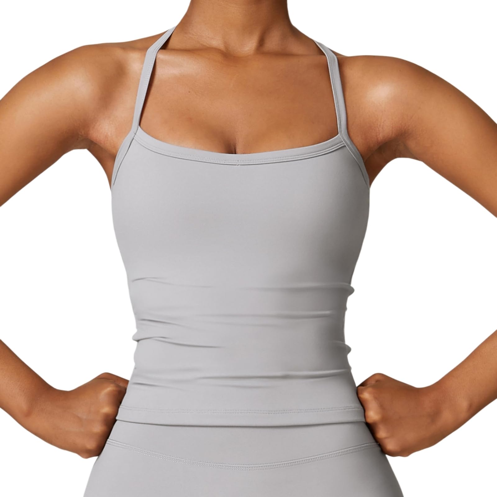 CHENSHI Sujetador Deportivo Mujer Mujeres Cross Back Yoga Respirable A Prueba De Choques Gimnasio Entrenamiento Fitness Empujar Arriba Top Running Ropa Deportiva Activa-Green-m