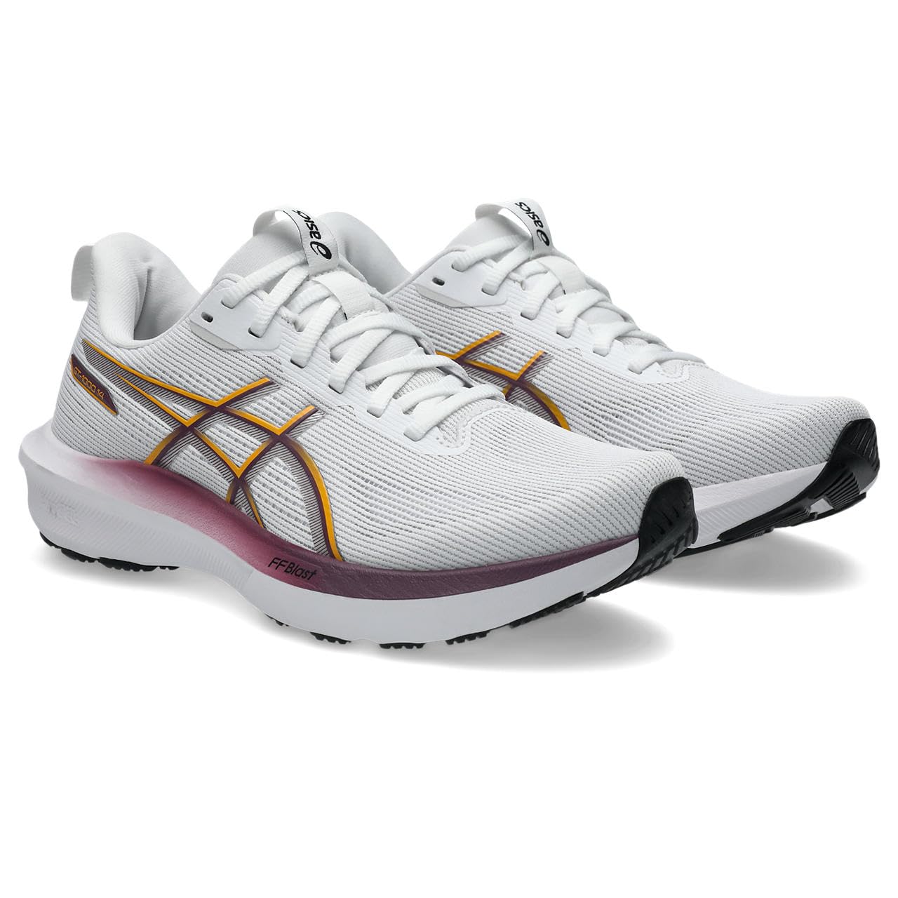 ASICS Womens Gt-1000 14 Sneaker, White Yamabuki, 3.5 UK