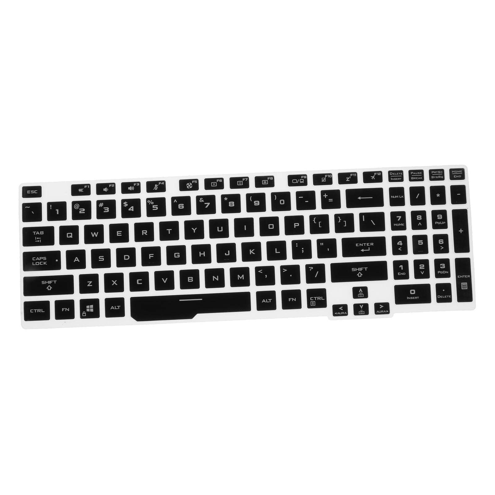 Keyboard Protector Skin Universal for ASUS TUF Gaming A15 Laptop Accessories Black-image-22