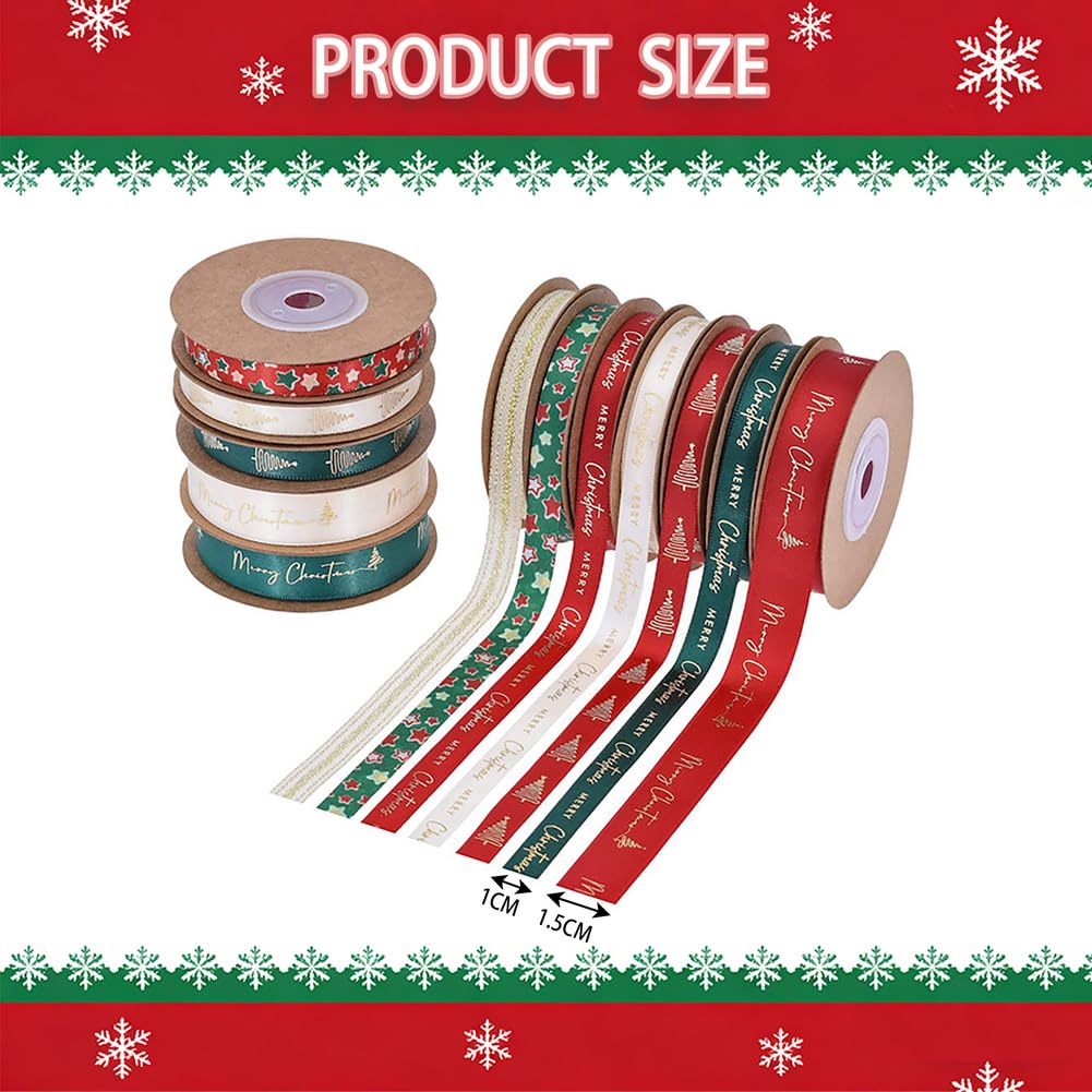 Weihnachtsband 75 Yards Weihnachtsbaum band Schleifenband geschenkband