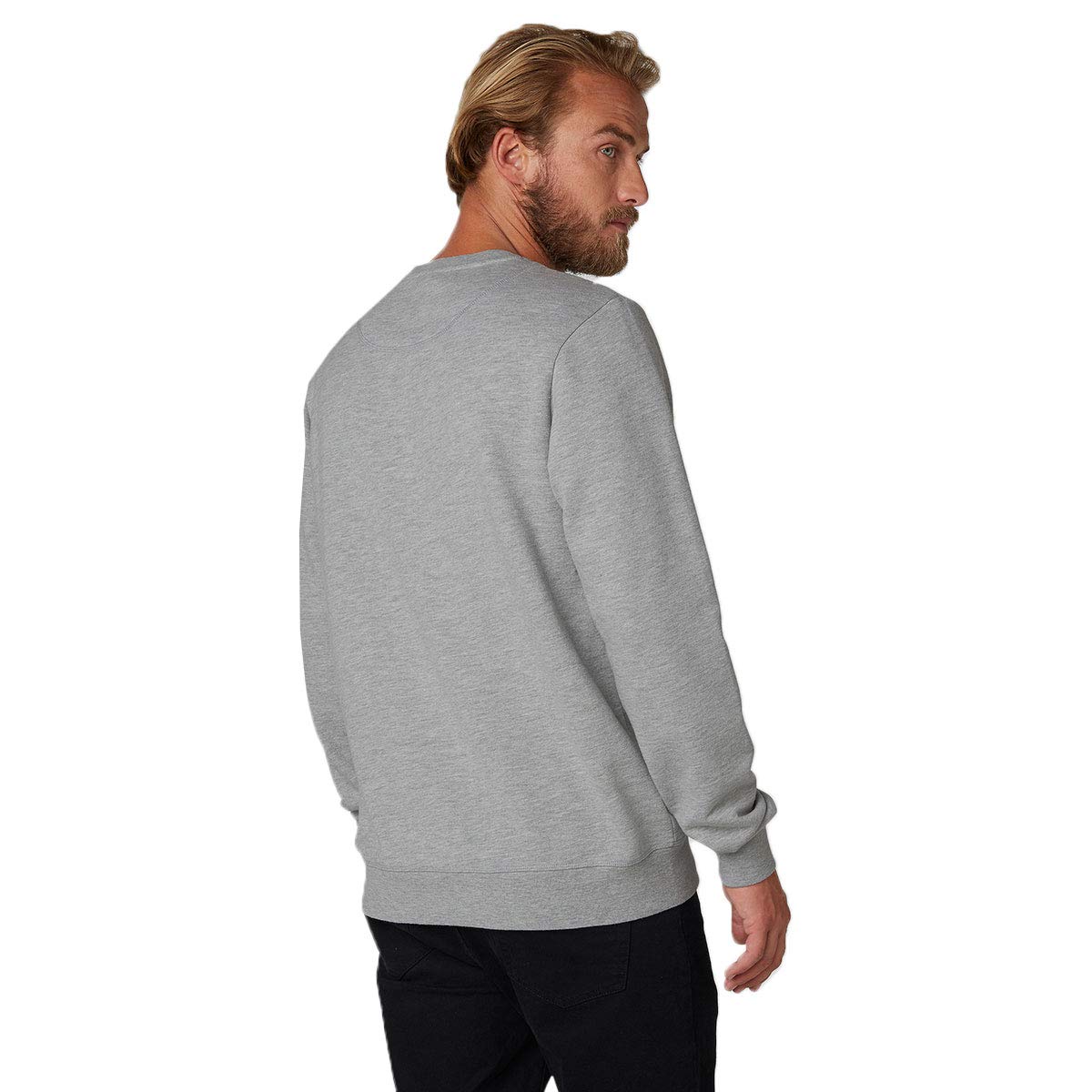 Helly Hansen Sudadera Hombre HH Logo Crewneck, algodón French Terry, Suave y elástica