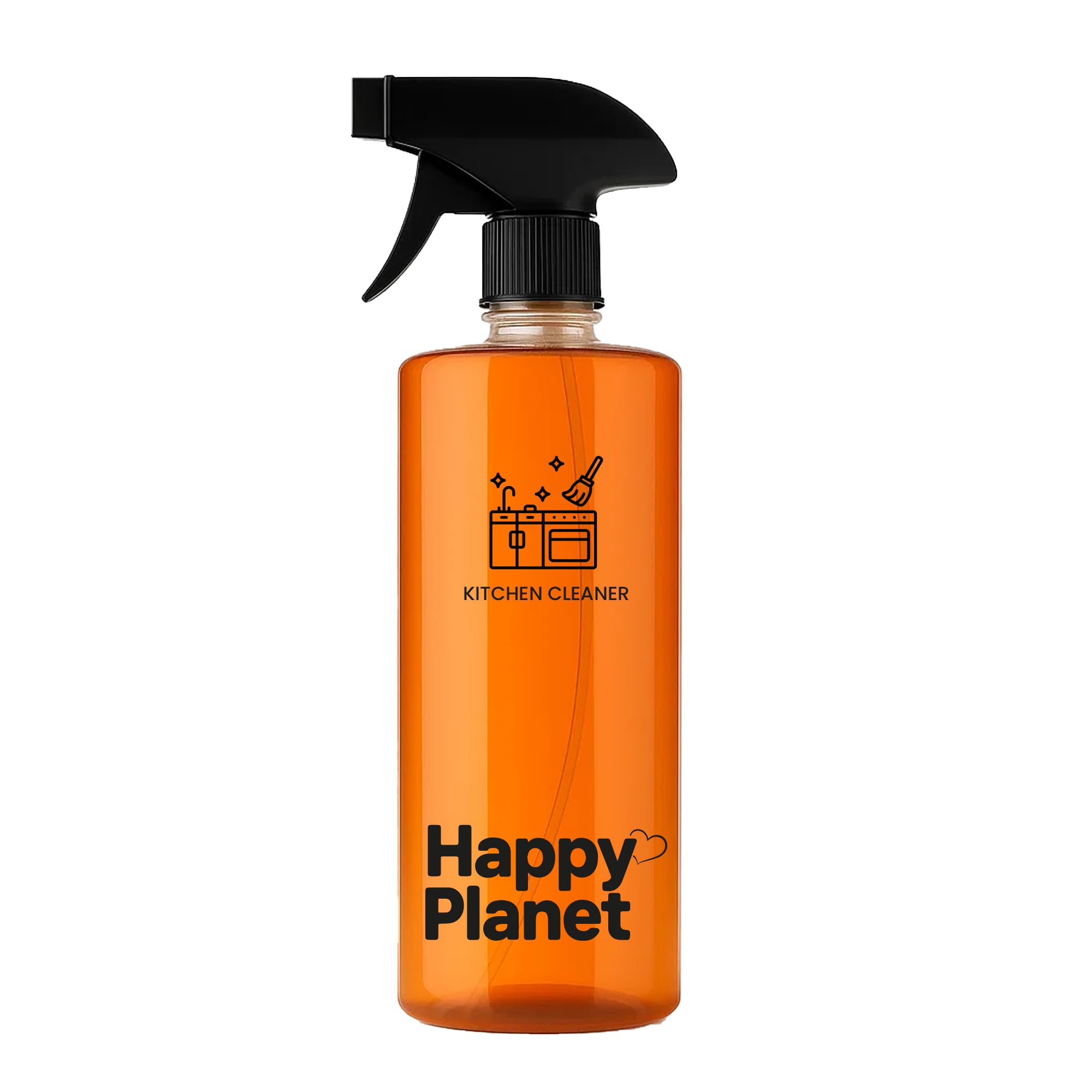 Happy Planet | Kitchen Cleaner | India’s 1st Foaming Formulation for Less Scrubbing | 500ml | Suitable for Stoves, Chimneys, Counter Tops, Appliances, Walls & Cabinets | Non Toxic (500ML Pack Of 1) - Image 2 thumbnail