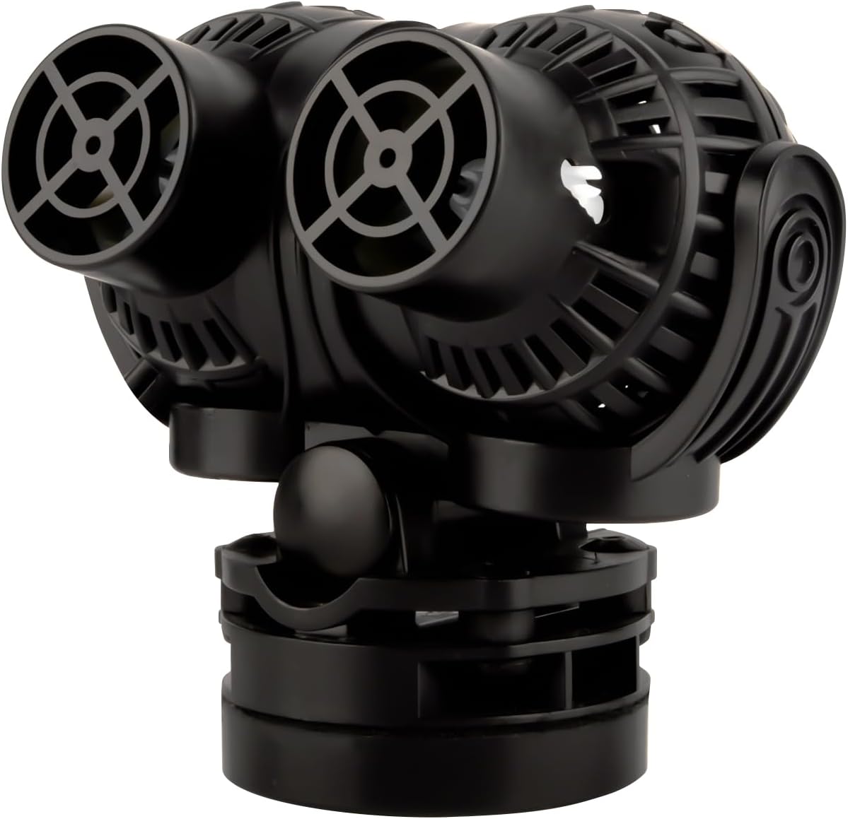 - Aquarium Circulation Pump Wave Maker Power Head with Magnetic Mount Suction for 20-75 Gallon Saltwater Freshwater Tank (1600 GPH, Black)