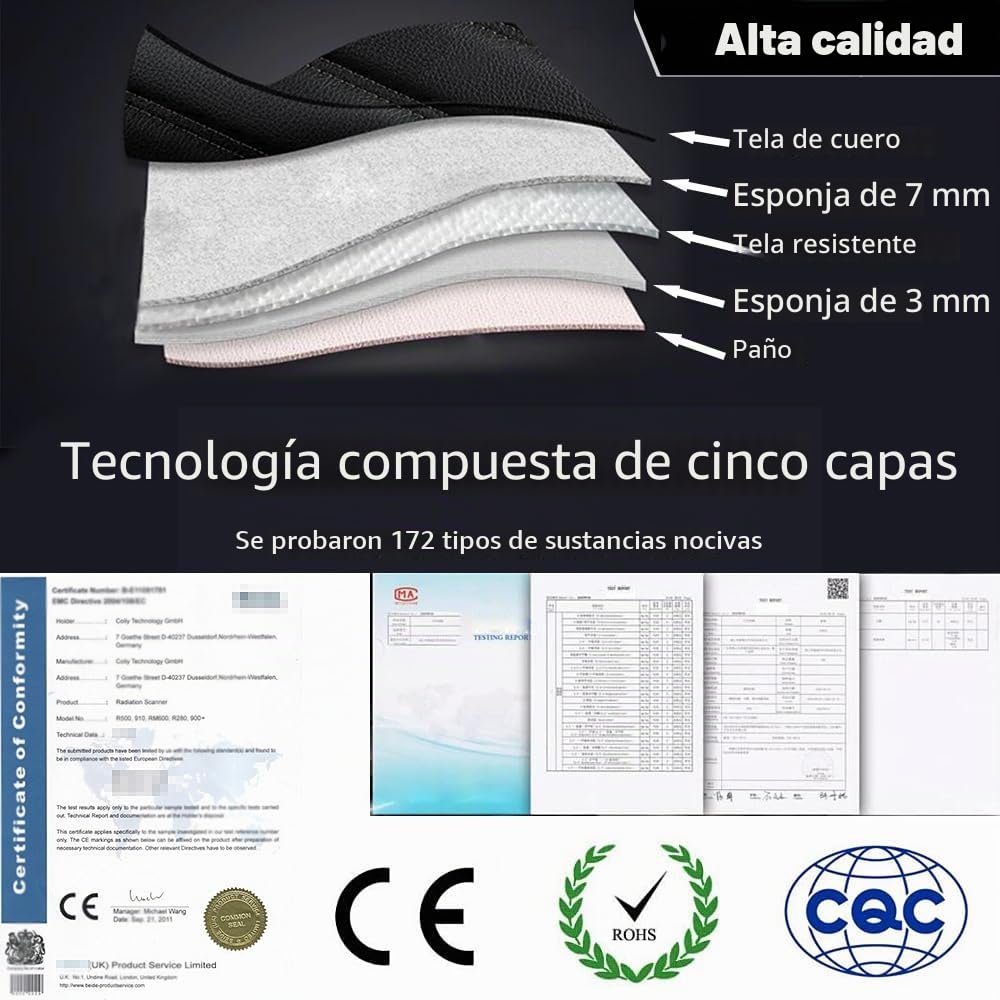 Fundas de asiento delanteras de cuero sintético negro impermeables y resistentes para Jeep Renegade Compass Cherokee Grand Cherokee Wrangler JK