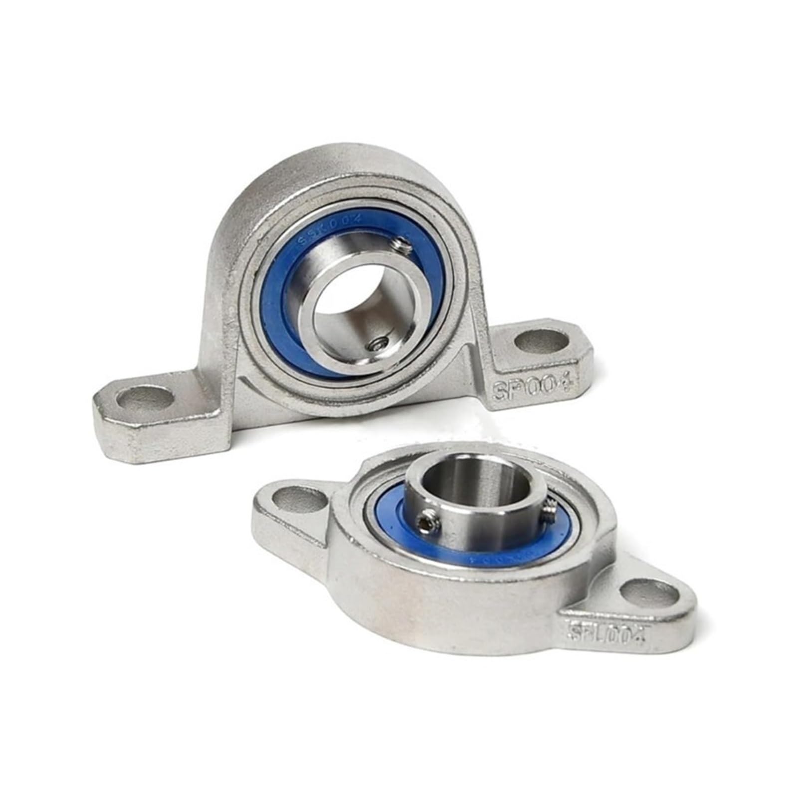 Cuscinetto con supporto integrato Sede del cuscinetto in miniatura in acciaio inossidabile 304 da 2/4 pezzi, blocco da 10 mm a 30 mm(SKFL003 17MM,2PCS)