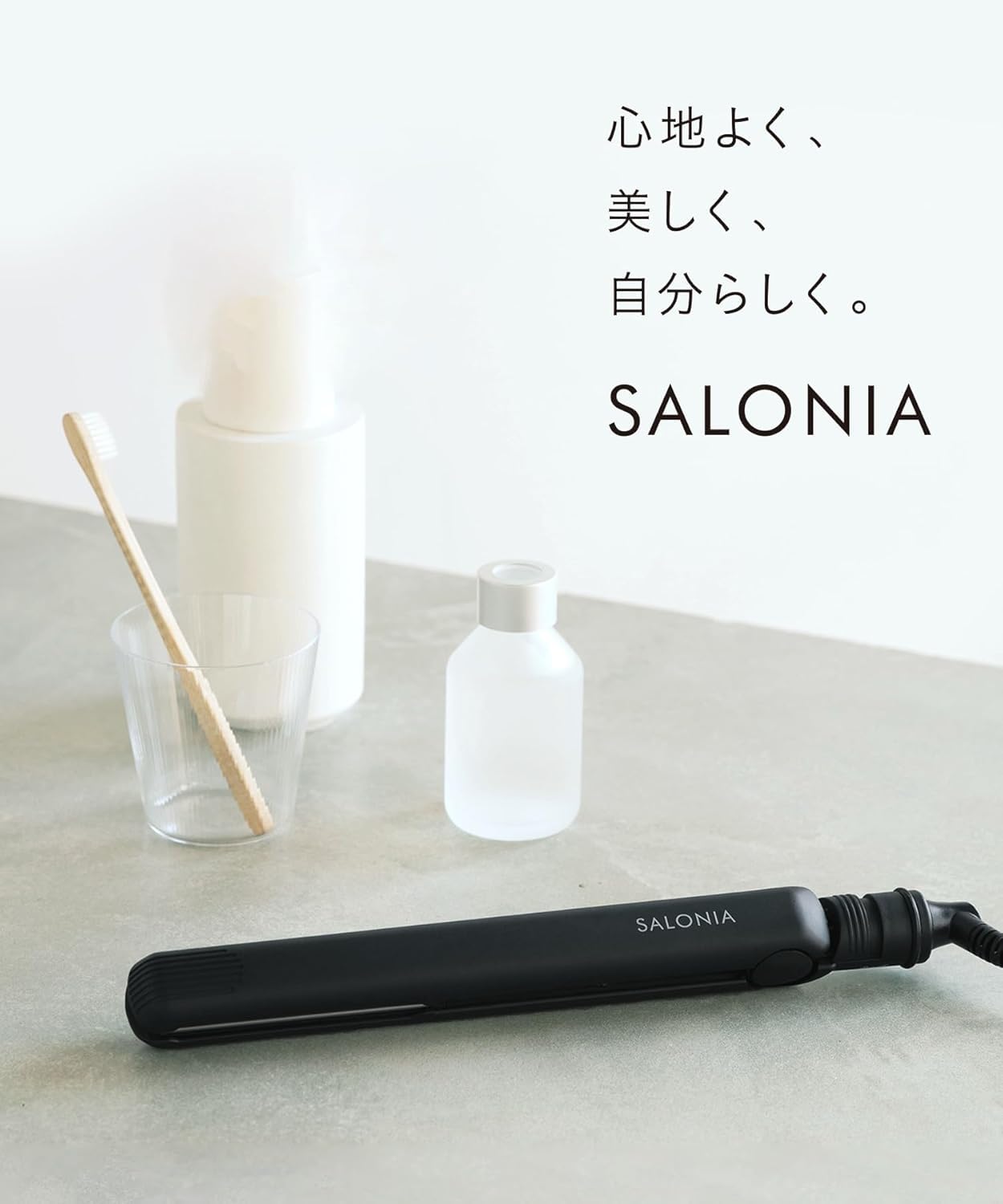 Amazon.co.jp: SALONIA サロニア ミニ ストレートアイロン ヘア