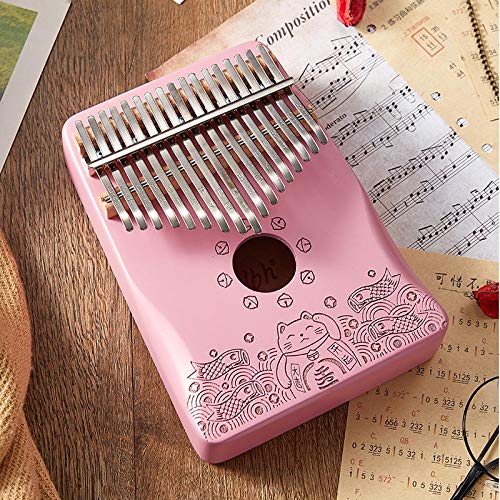 Thumb Piano Pink Kalimba 17 Tone Kalimba Finger Thumb Kalimba Five Finger Piano Instrument Thumb Piano (Color : A… - Les Beatles, Paul McCartney, John Lennon, RIngo Starr, George Harrison Thumb Piano Pink Kalimba 17 Tone Kalimba Finger Thumb Kalimba Five Finger Piano Instrument Thumb Piano (Color : A… – Image 3