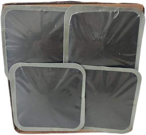 Miniatura 4 de Harzol LCU-8012 - Enchufe de reparación de neumáticos cuadrado de 3-14 pulgadas x 3-14 x 12 pulgadas, 3.150 x 3.150 x 0.472 in, 24 piezas de