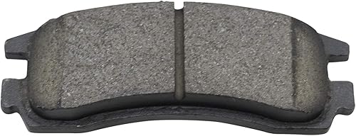 Miniatura 3 de TRQ Kit de pastillas de freno delanteras y traseras y rotores Kit de productos químicos de freno, pastillas de freno de cerámica compatible con