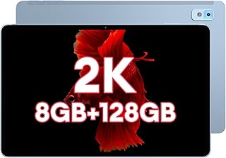 Headwolf Gaming Tablet 10.4 Inch Android Tablet, HPad1 FHD 2K Display 8GB RAM + 128GB ROM (TF 2TB) Octa Core Android 11 Tablet, 5+20MP Camera, 7000mAh Battery Fast Charge, 2.4G/5G WiFi+4G LTE (Blue)