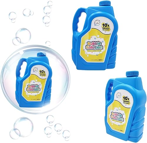 Miniatura 2 de Dreidel Company - Recambio de solución de burbujas, líquido no tóxico de 32 onzas para máquinas de burbujas, pistolas, varitas y juguetes