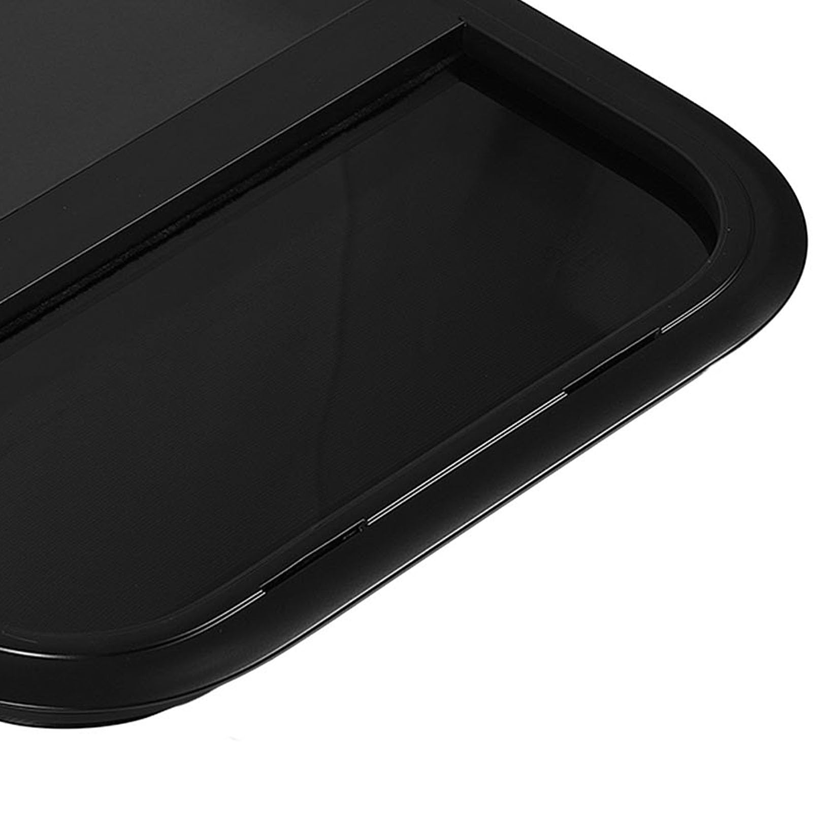 Finestra Scorrevole Verticale per Camper, Finestra in Vetro di Ricambio 500X500mm Lega di Alluminio Tinta Sigillata per Roulotte Casa Mobile Auto di Ingegneria (Per spessore