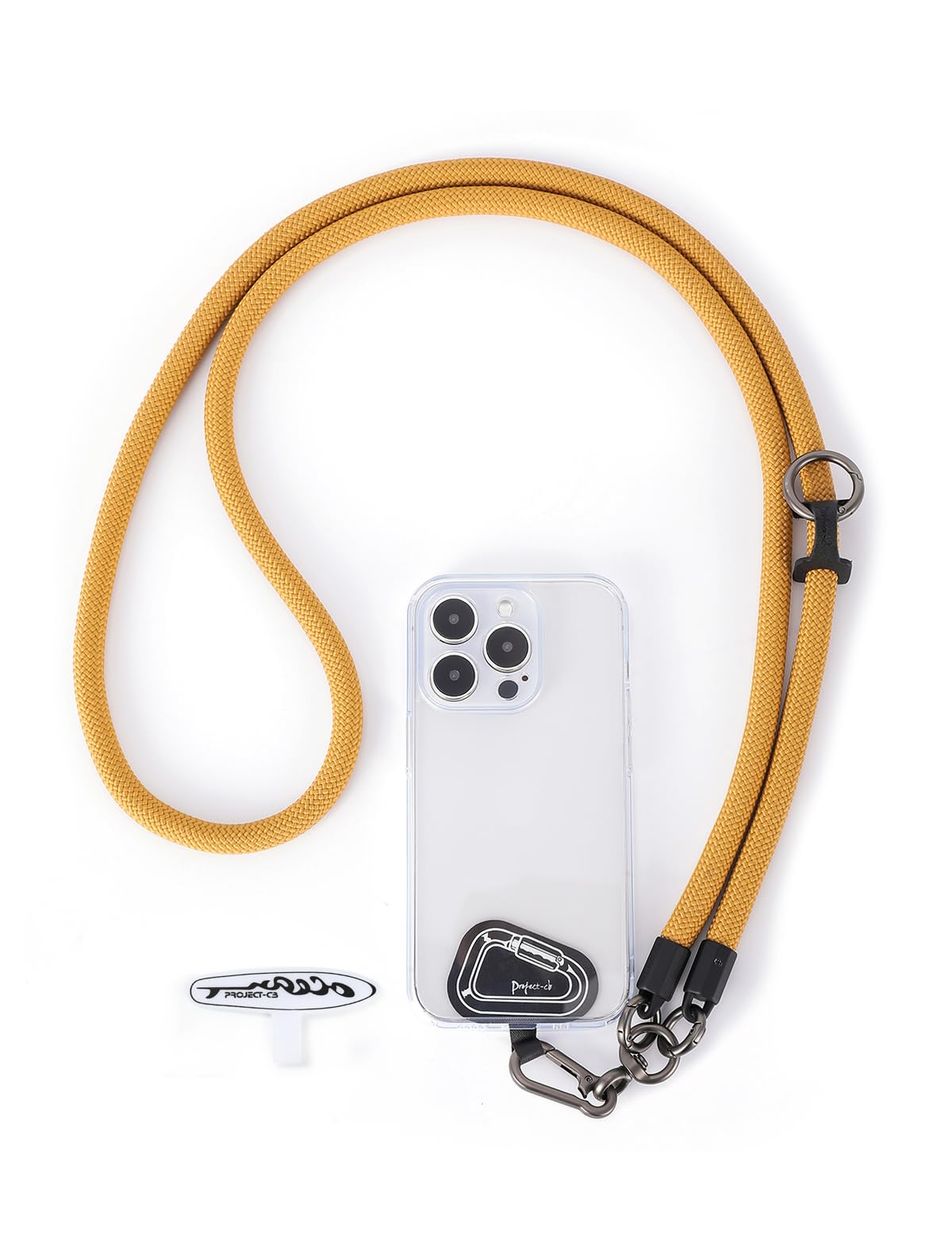 【新品】 [project-cb] ハンドストラップ 20-40cm ストラップホルダー 2個入り キーリング 2個入り スマホストラップ 手首 調整可能 落下防止 (タイタンブルー-S) 1 [project-cb] ハンドストラップ 20-40cm ストラップ