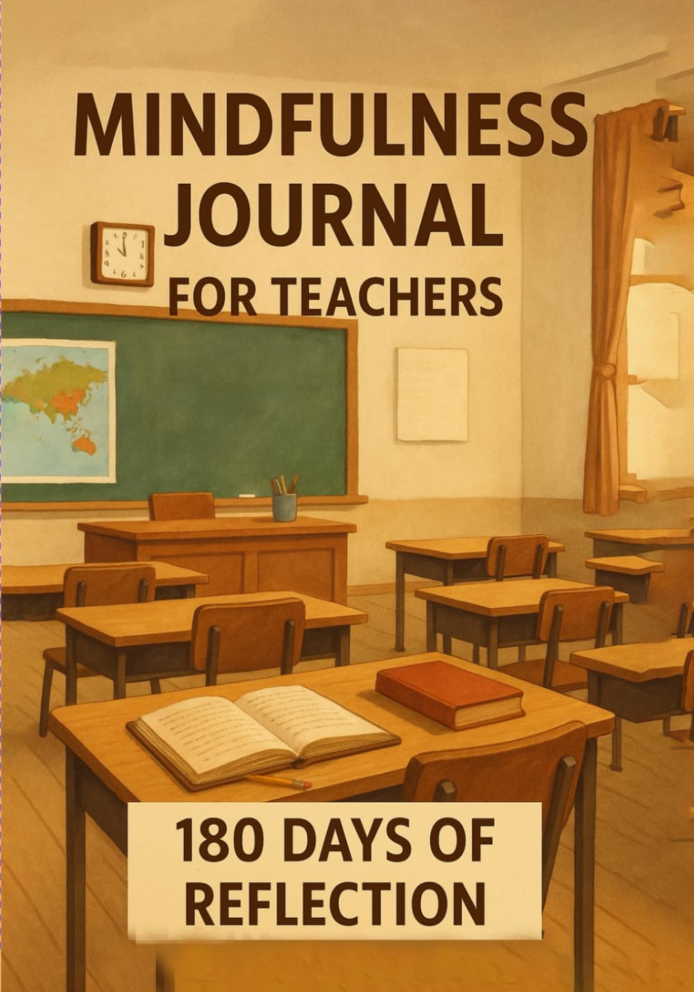REFLECTIVE MINDFULNESS JOURNAL FOR TEACHERS: 180 Days Of Reflection