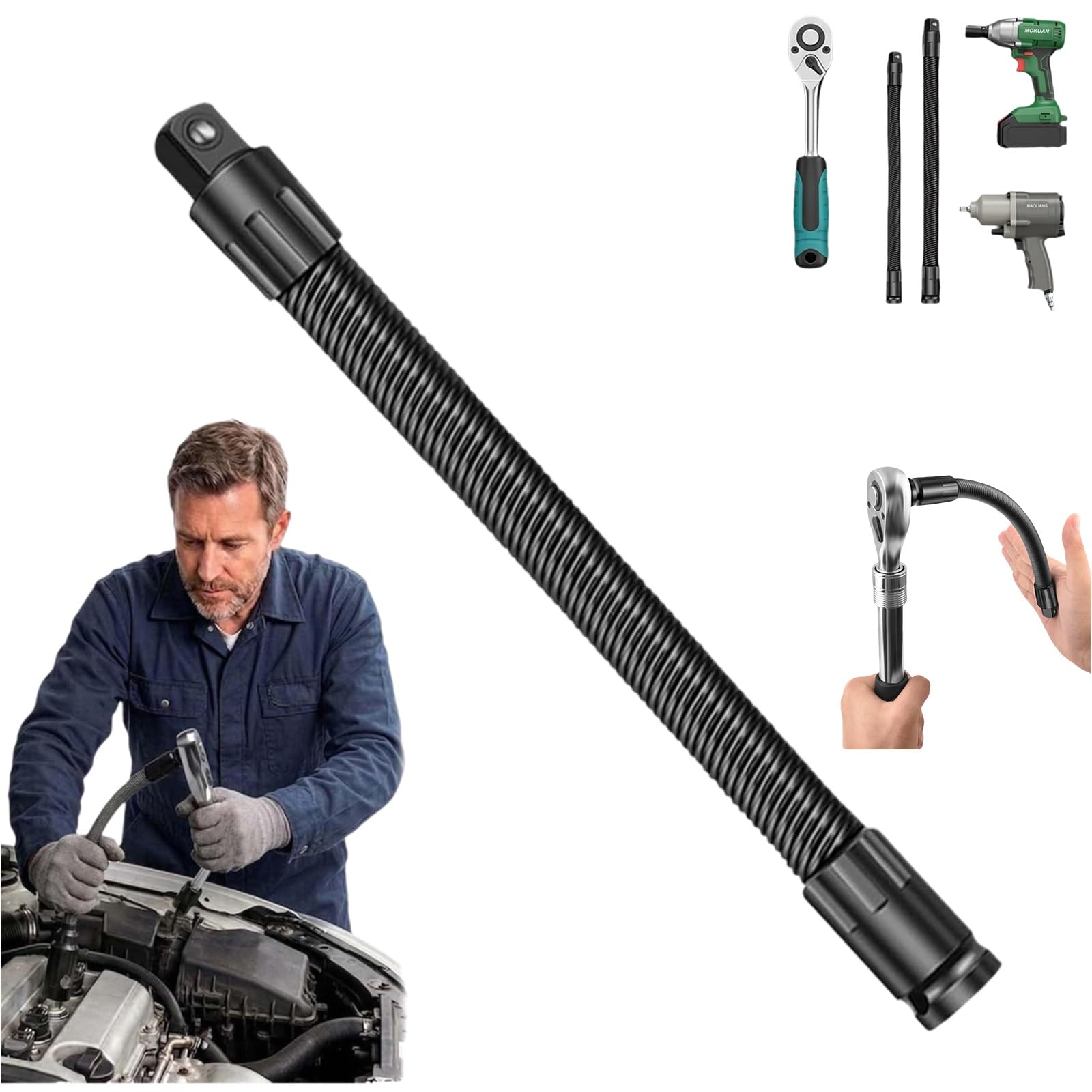 Amazon | 【1/2インチ】フレキシブルシャフト 延長バー トルクソケット