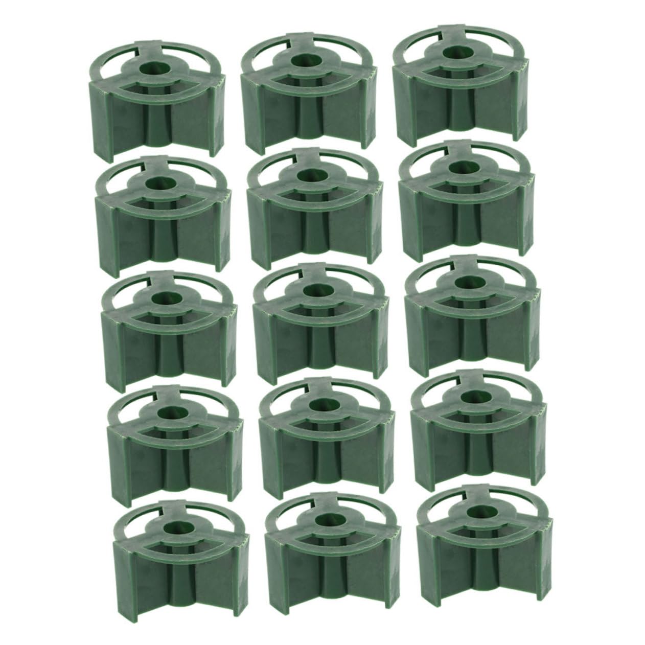 15 Soportes de plástico para flores de cementerio y lápidas con estaca