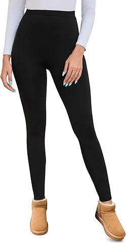 Pantalones Interior Termicos Mujer Suaves Leggings Termicos Mujer Invierno Cálidos Pantalon Forro Polar Cálidos Pantalon