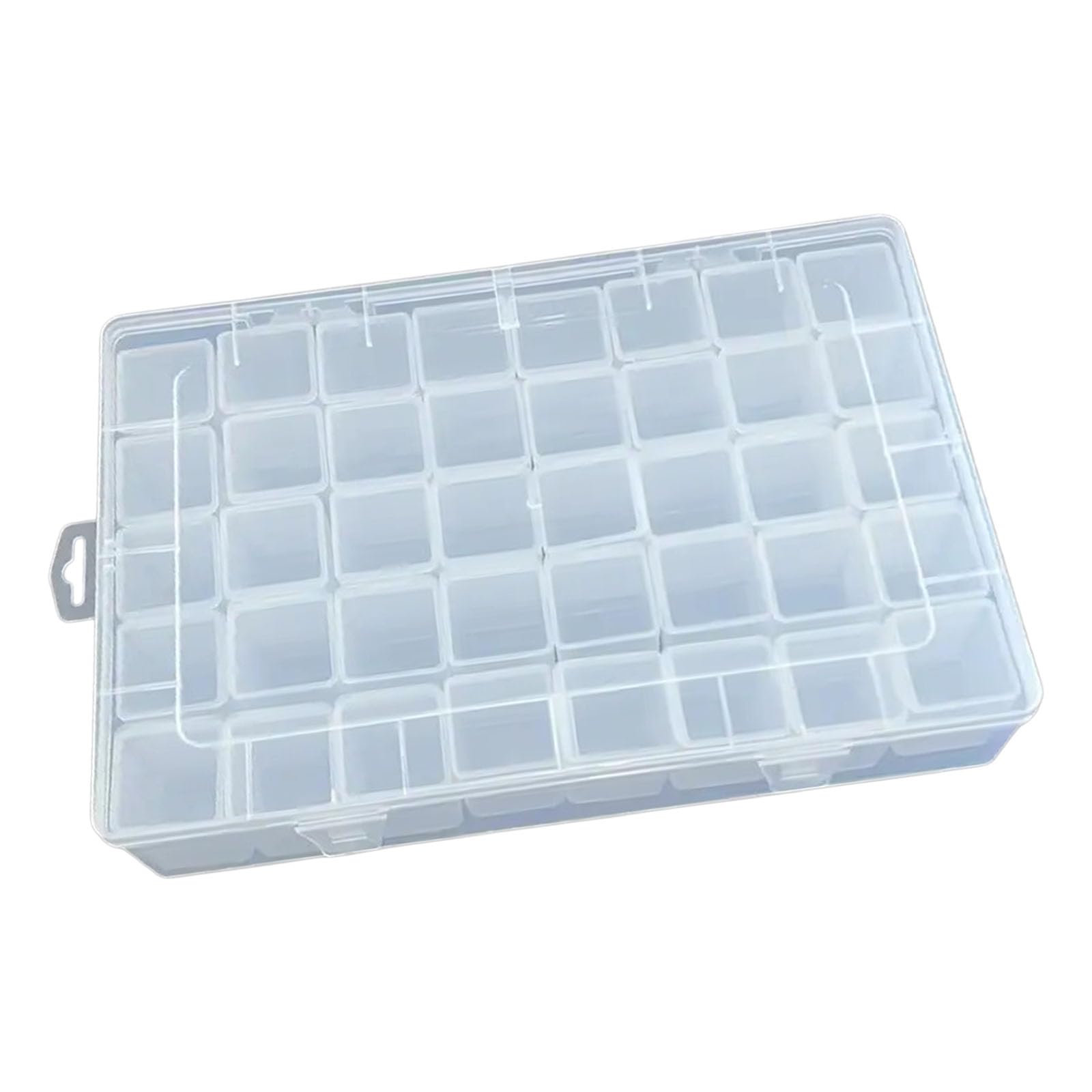 Elnwnnkc Household Small Parts Storage Organizers Clear Divided Plastics Box with Lid Transparent Container for Drawer Sorting and Drawer Box
