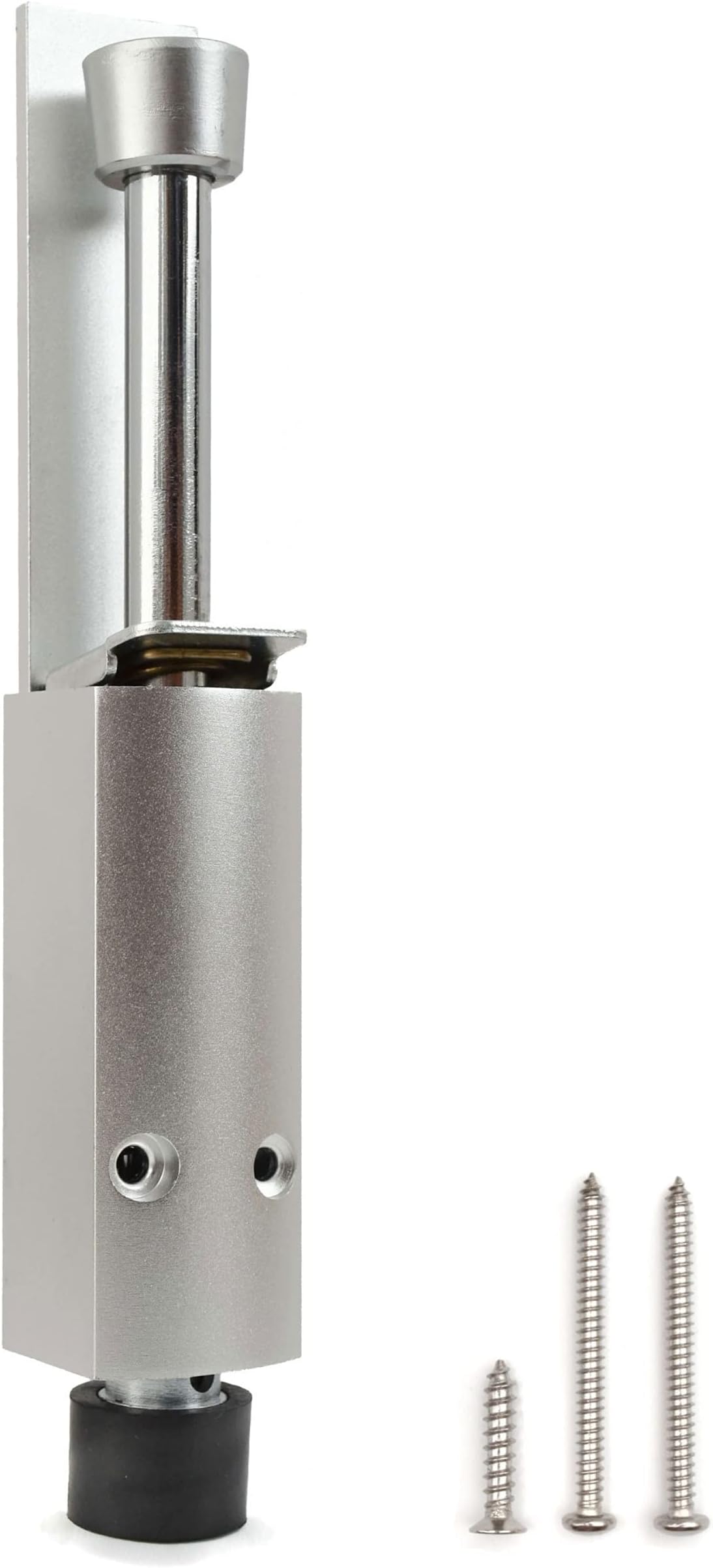 Kickdown Door Stop - Heavy Duty Door Stopper with Kick Down Step - Foot Operated Door Holder for Outdoor and Commercial Use