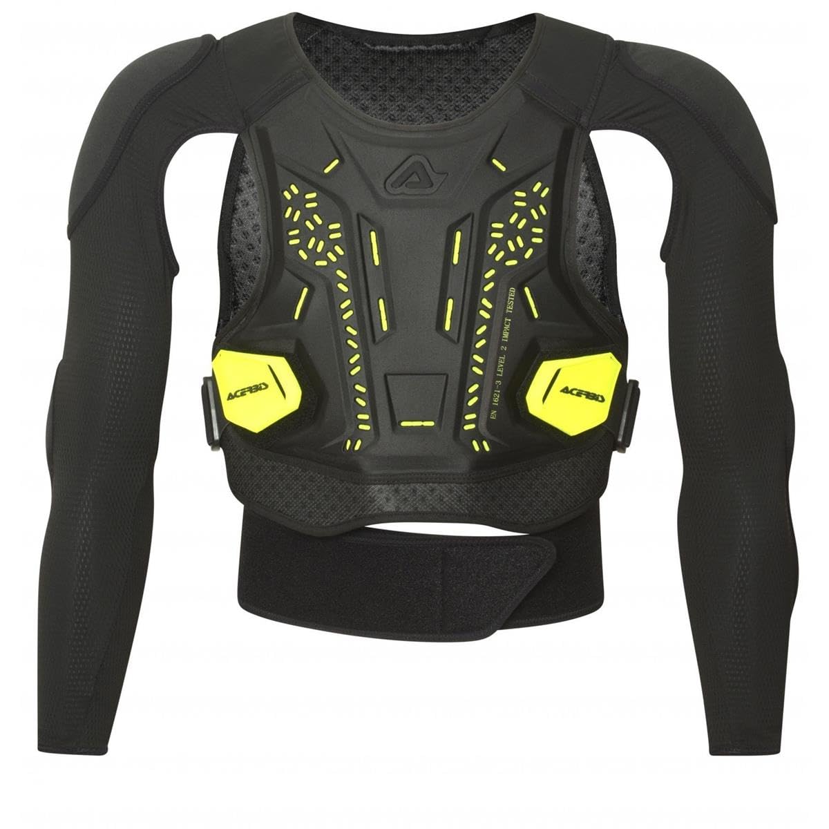 ACERBIS PETTORINA PLASMA NERO/GIALLO S/M