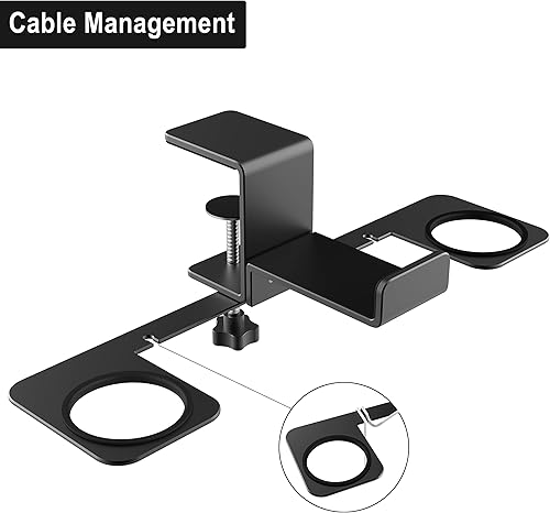 Miniatura 8 de BOOHENKA VR Headset Stand VR Hanger Headset Display Holder Headset Holder and Controller Mount Station Metal Storage Hook Compatible with Oculus