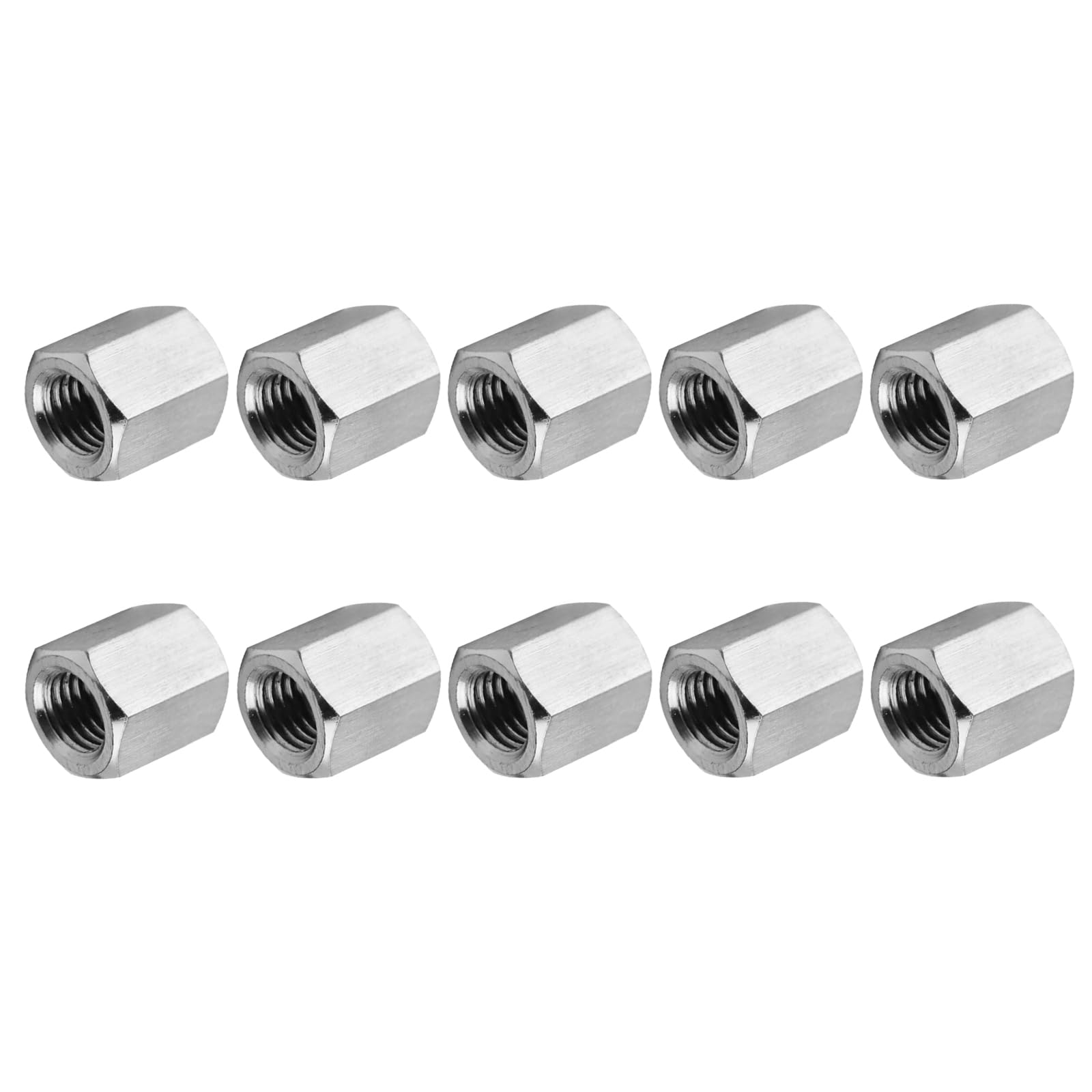 PATIKIL 8#-32 UNC 304 Stainless Steel Hex Coupling Nuts
