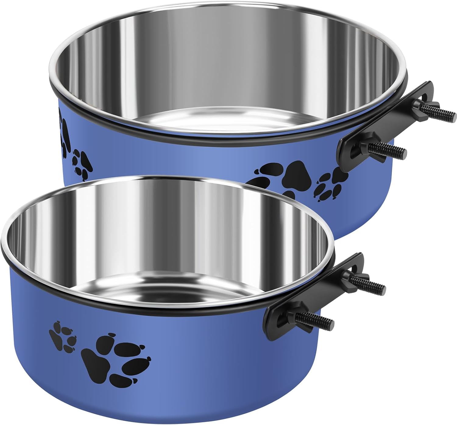 2 Pack Dog Crate Water Bowl No Spill, Kennel Water Bowl