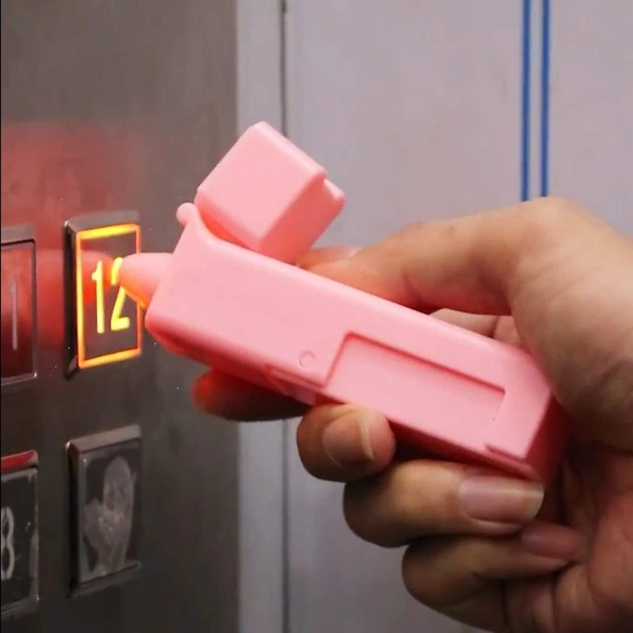 SAFETOUCH - Anti-Touch Tool For Elevators & Drawers - Set of 2 (PINK)