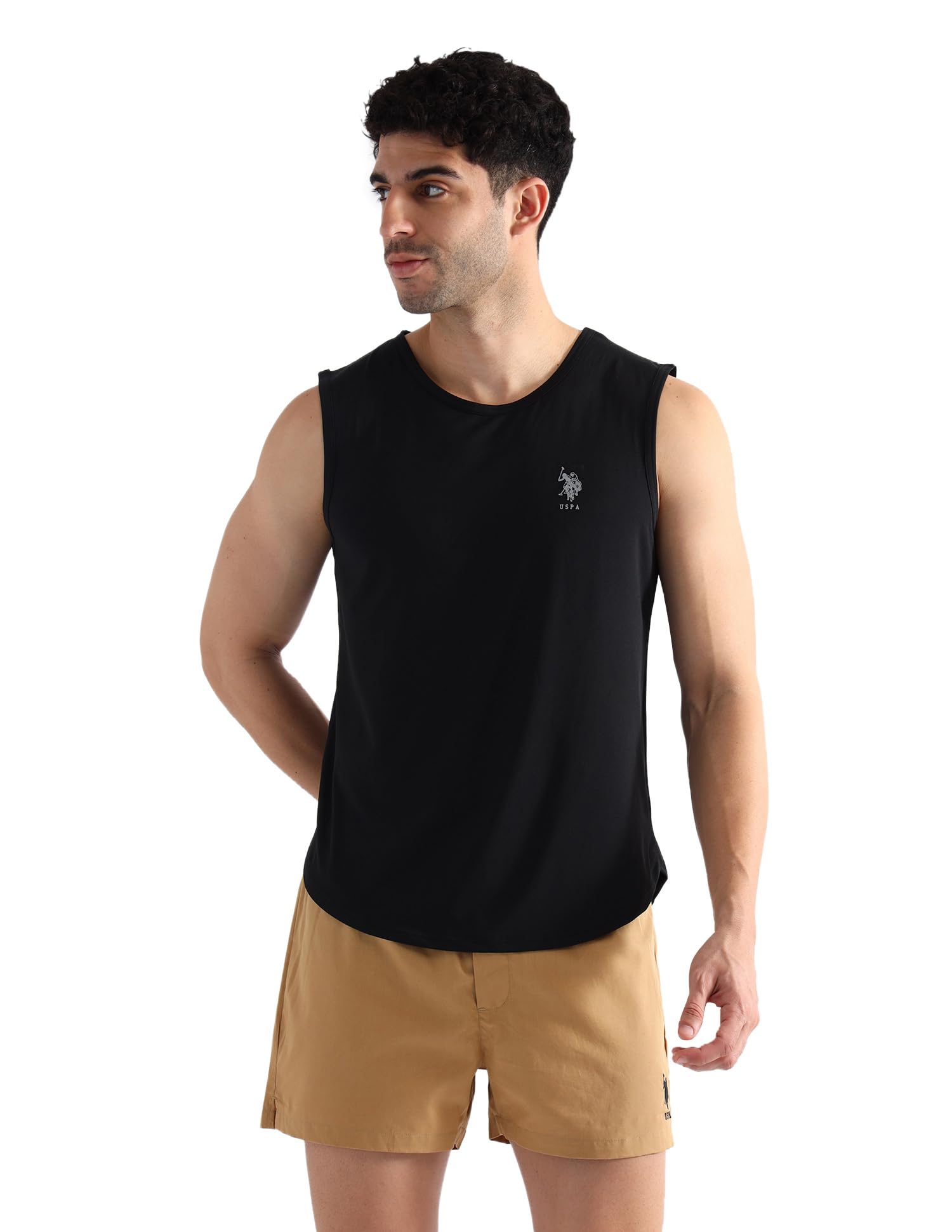 Mens Solid Vest - Pack of 1-image-0