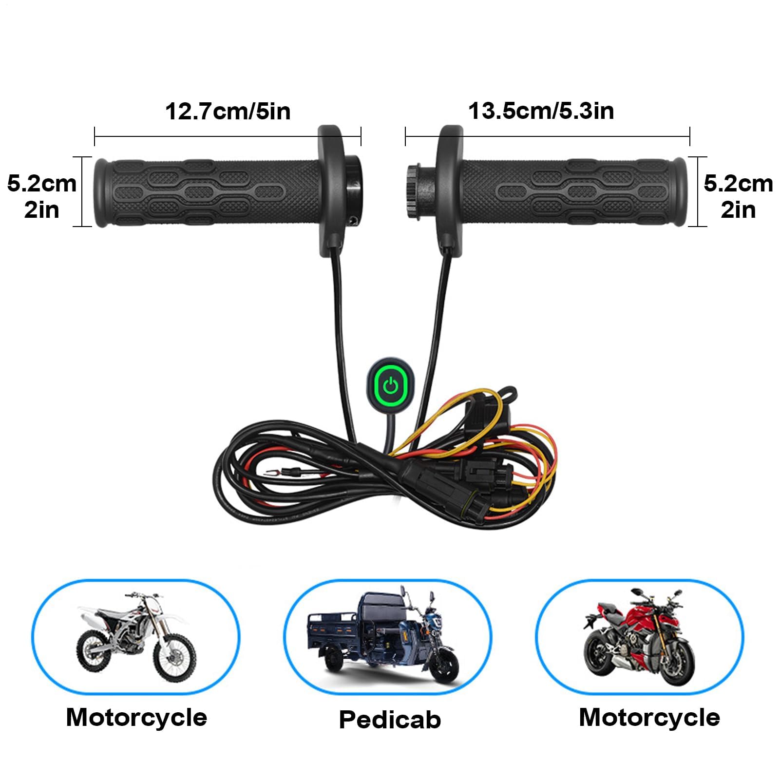 Ogrzewacze do rąk motocyklowych, antypoślizgowe podgrzewane osłony uchwytu, szybkie nagrzewanie hulajnogi, akcesoria jeździeckie na zewnątrz