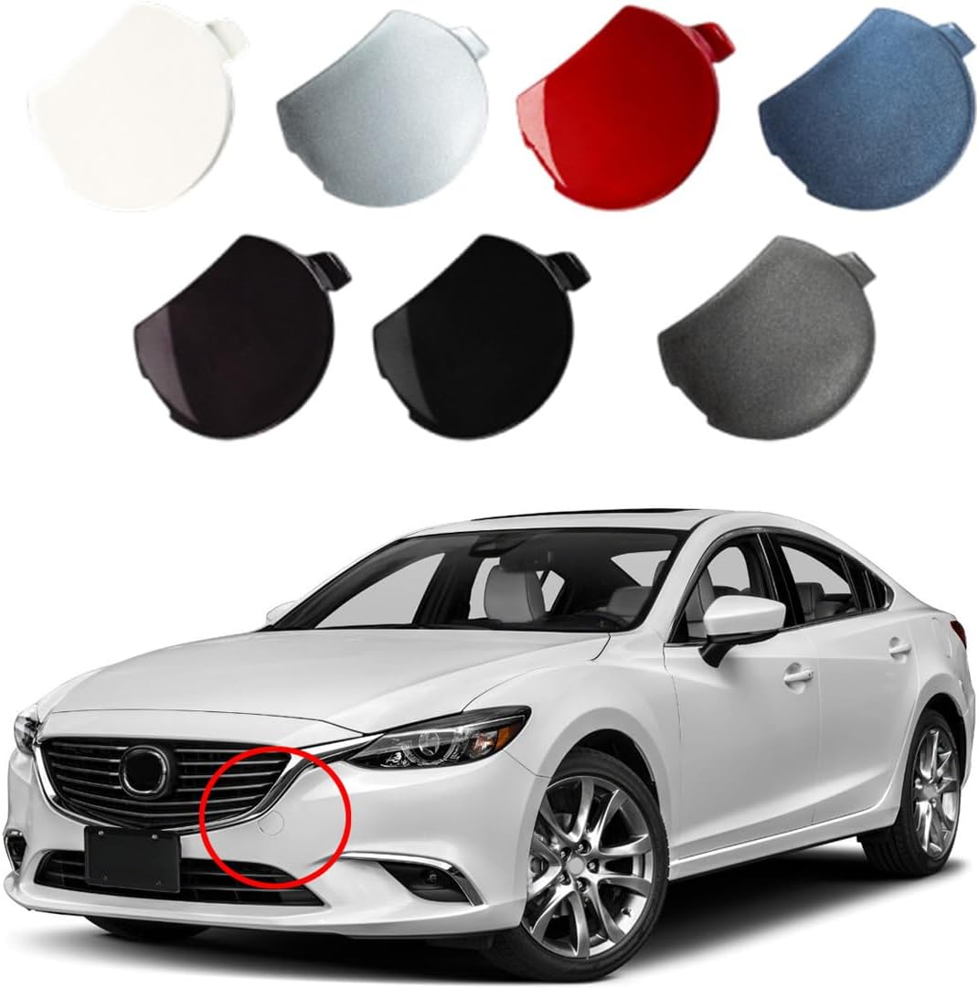 Front Bumper Tow Hook Cover Towing Eye Cap Fit For Mazda 6 Atenza 2015