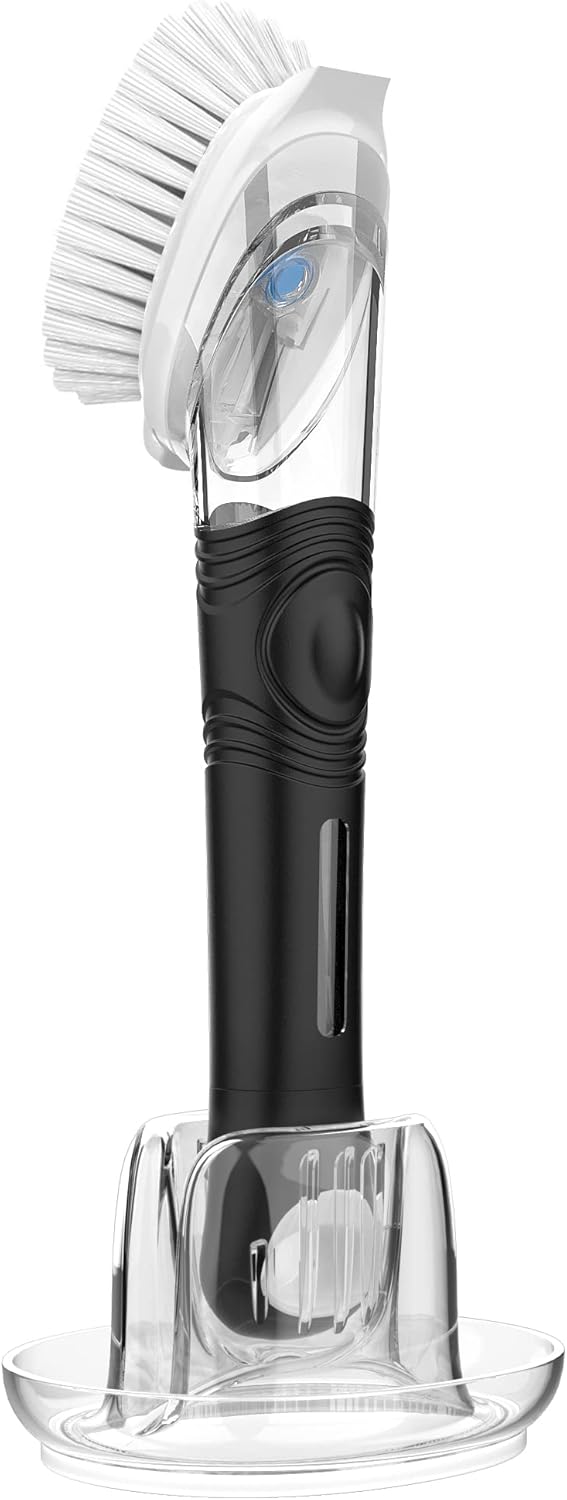 MR.SIGA Soap Dispensing Dish Brush Storage Set