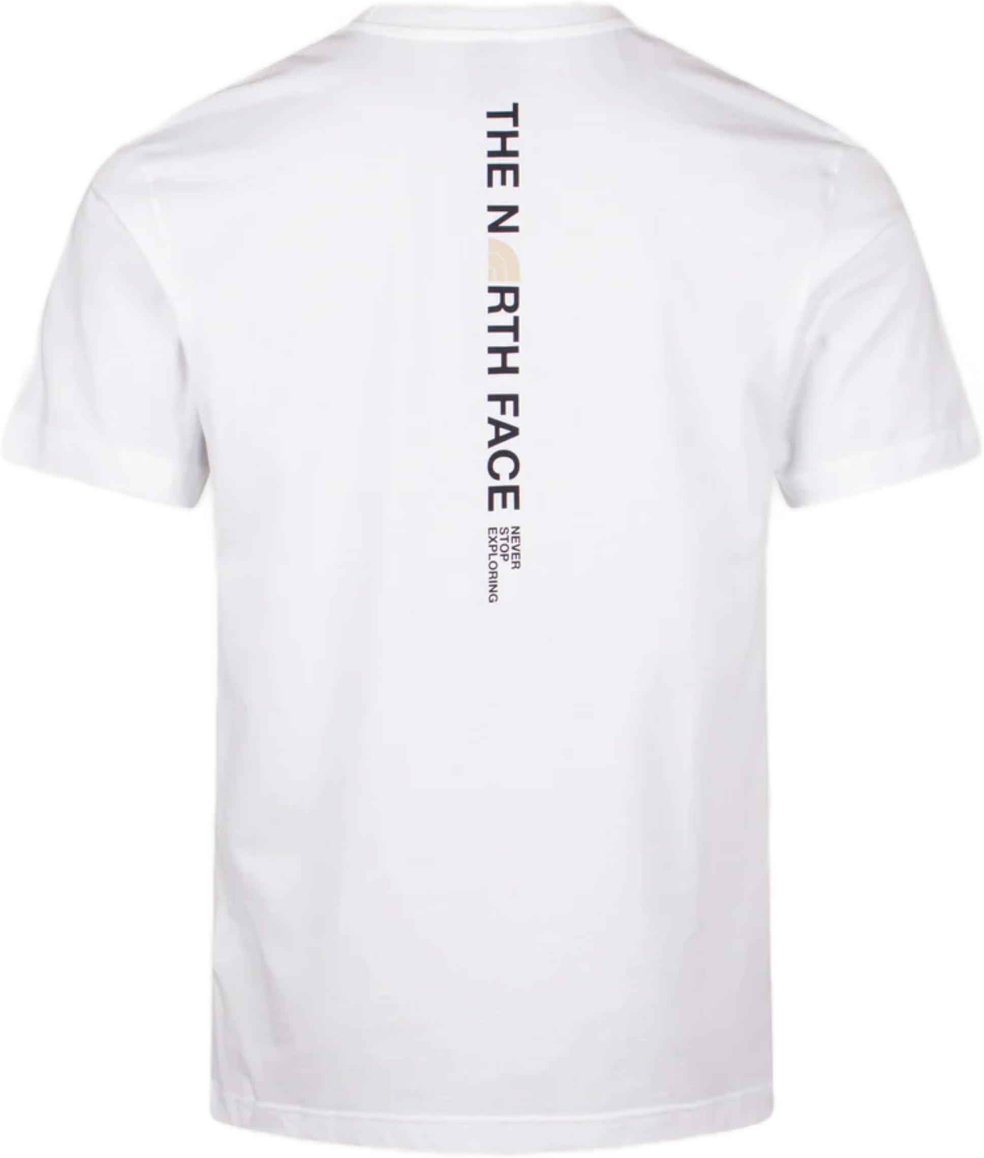 NF0A89FP / M VERTICAL SS TEE Men's Crew Neck T-Shirt, Black