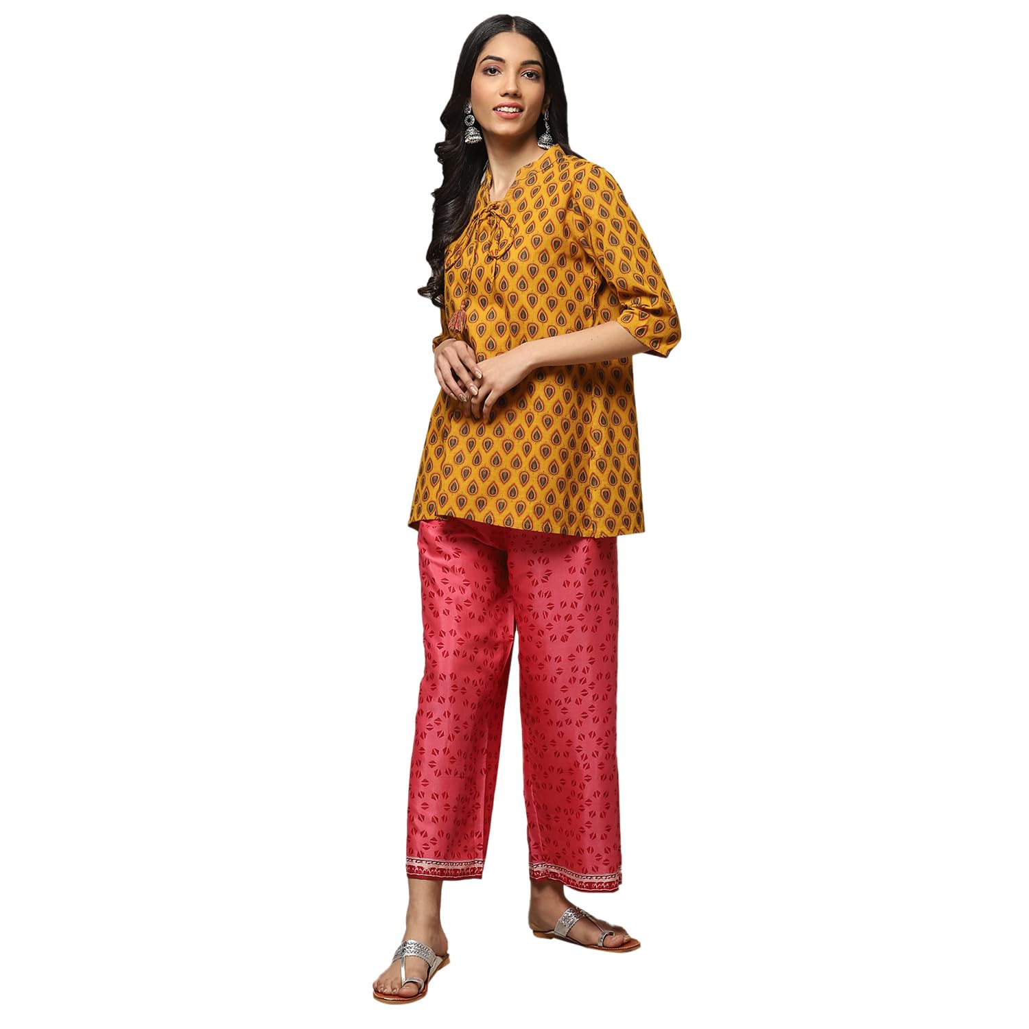 biba Women's Rayon Relaxed Casual Style Palazzo-picture-35