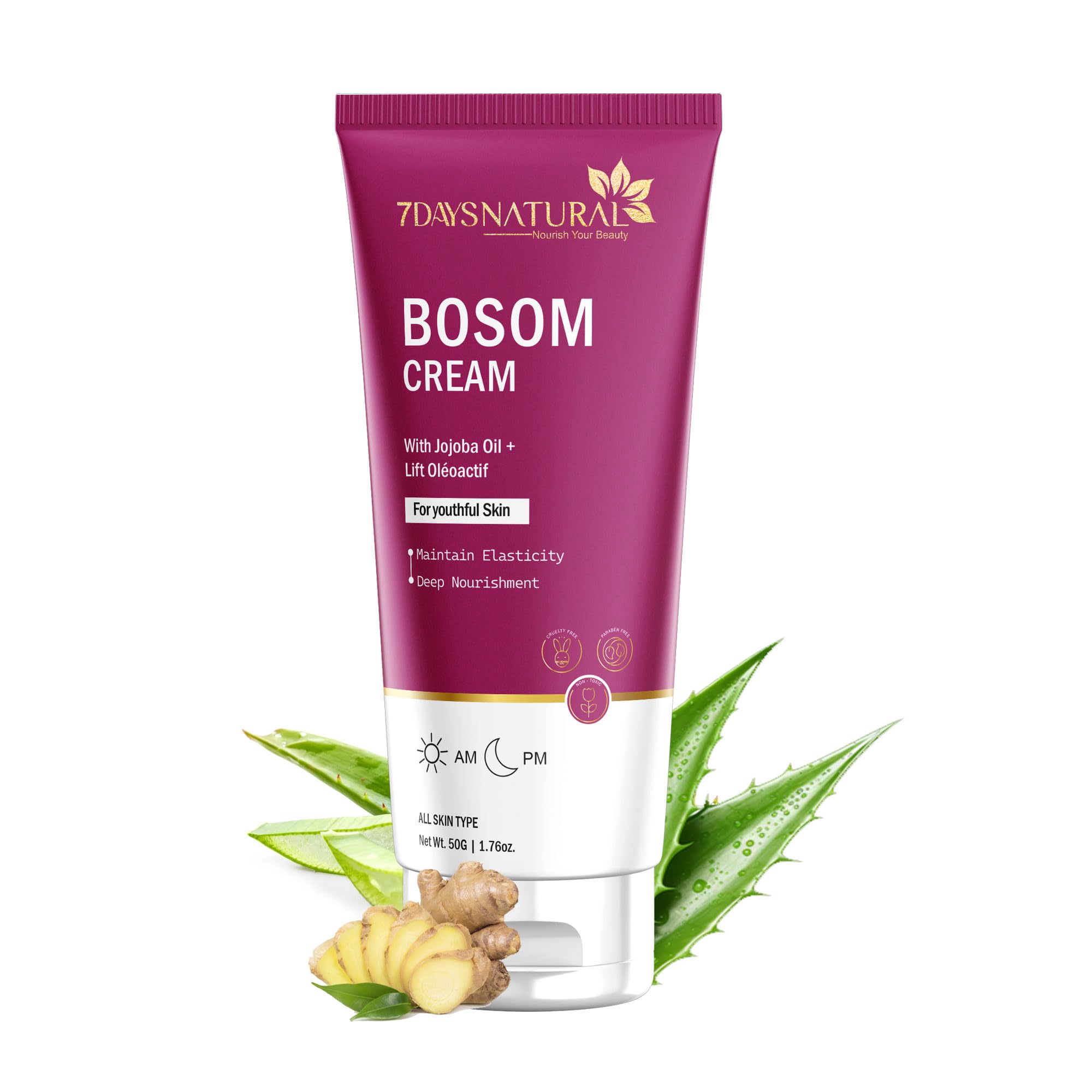 7DaysNatural Bosom Cream | Skin Conditioning Moisturizing Cream | 50g-image-4