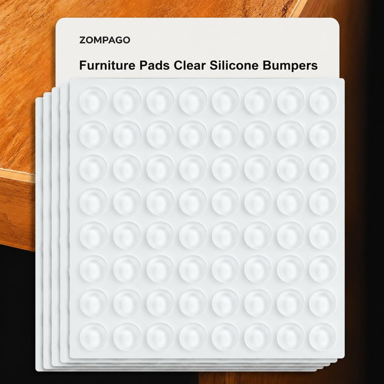 Protector de suelo ZOMPAGO 6864 resistente para patas de sillas y mesas