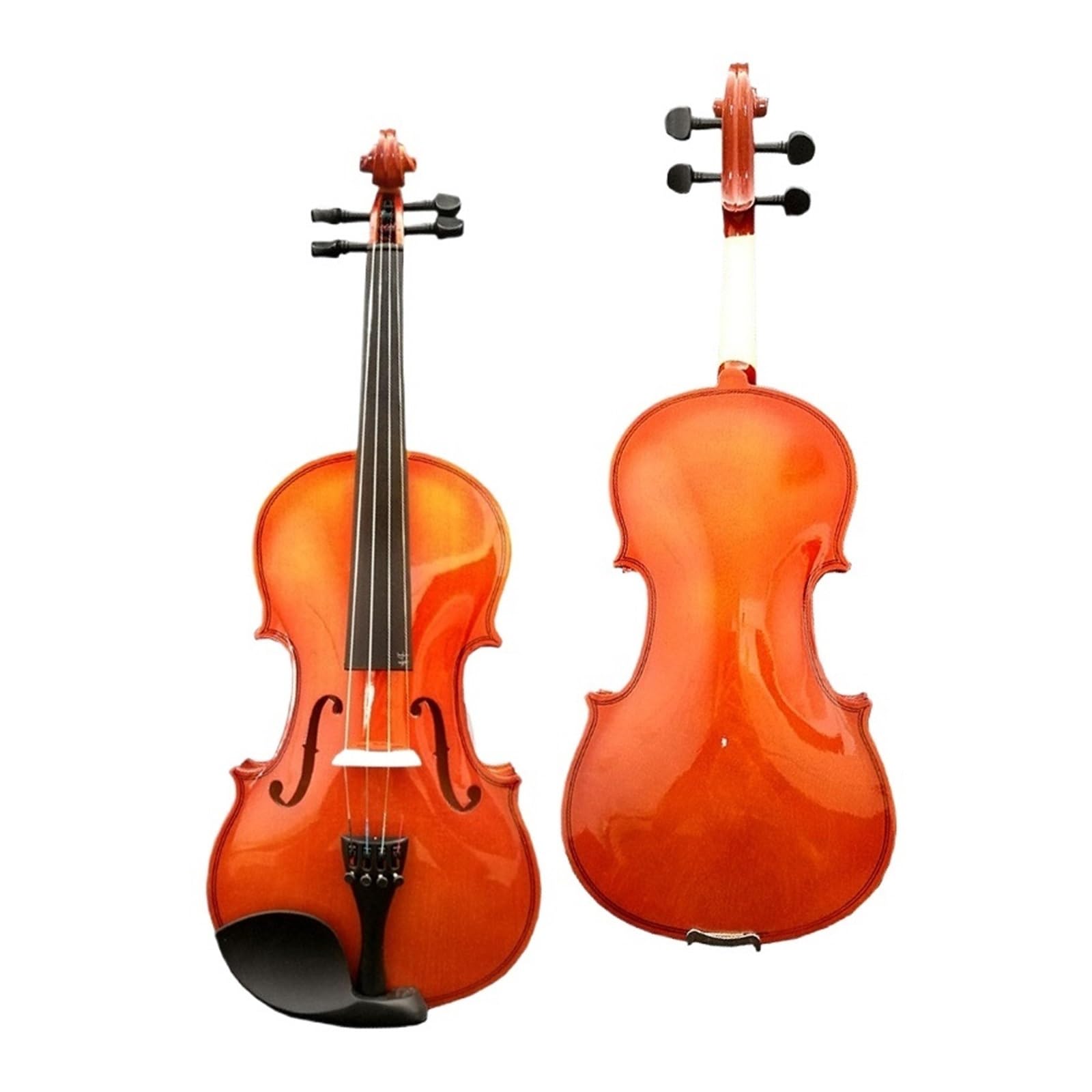 Skrzypce Wykonane Ręcznie Ze Sklejki Instrument Strunowy 4/4 Z Futerałem I Smyczkiem Instrumenty Strunowe Skrzypcowe(Red 1/8)