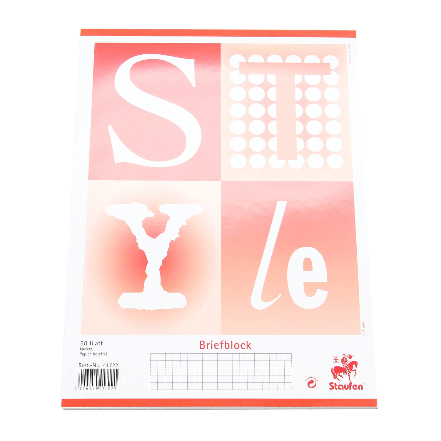 'Landré 100050264 "Business Office Notes LandR Writing Pad DIN A4 Squared