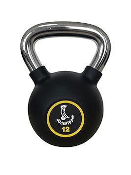 Cockatoo Imported Metal Integrated Rubber Kettlebell - image, photos