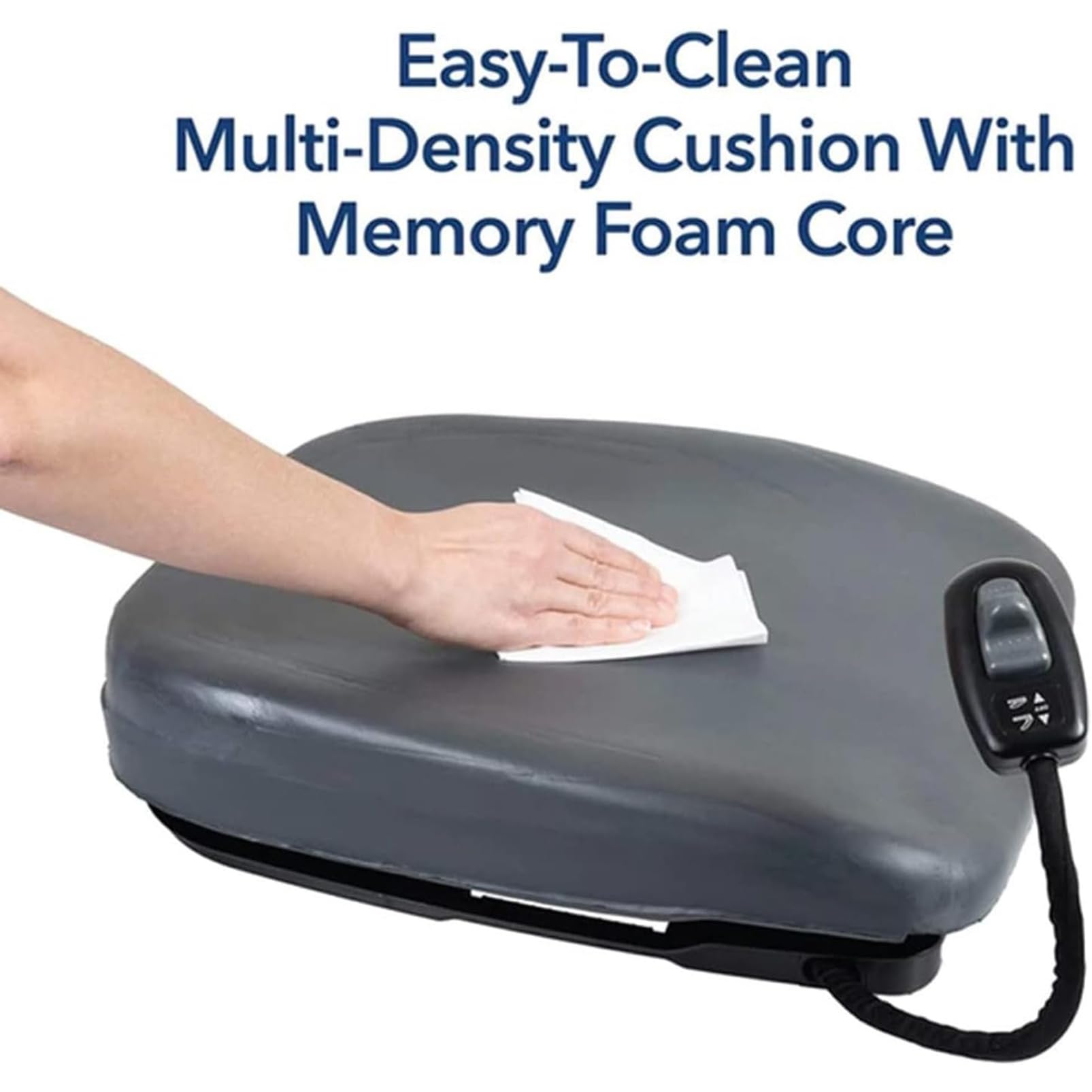 Coussin D'assistance Au Siège Électrique, Moteur Puissant pour Aider À Se Tenir Debout, Supporte Jusqu'à 240 LB, pour Aider Les Personnes Âgées Et Handicapées À Monter Et Descendre