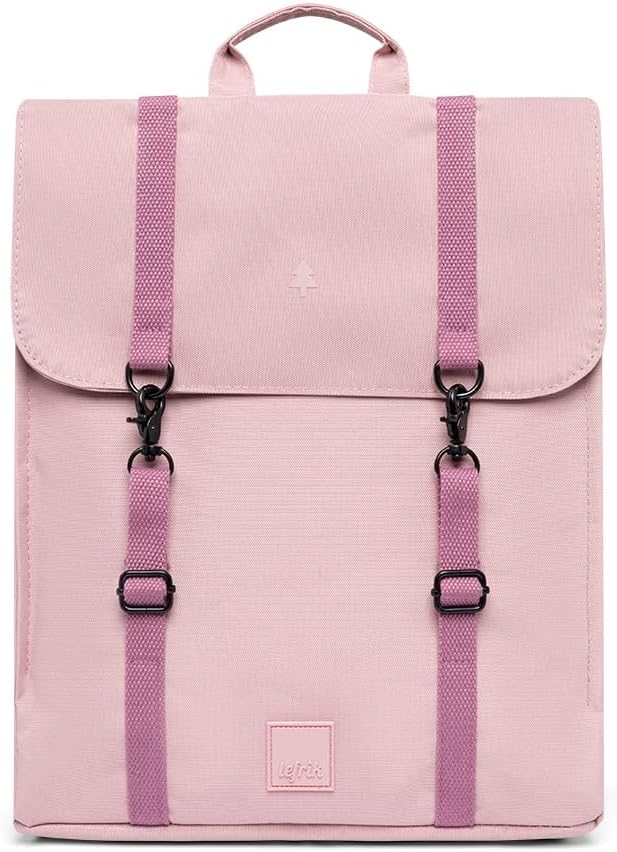 Lefrik - Handy Casual and Practical Laptop Backpack - 100% Recycled Fabric - Eco Friendly (New Mustard)