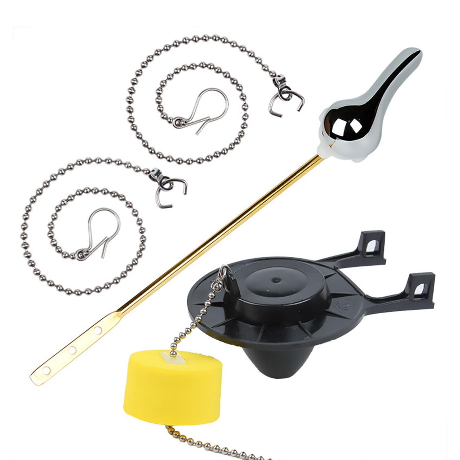 Nucelit 4 Piece Set Friendly Toilet Tanks Valves Pvc & Steel Toilet Tanks Component Upgrades For Family Homes & Professional Maintenance Bathroom Water Part