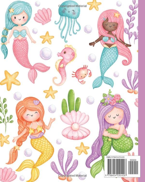 Mermaid Primary Story Journal: Draw and Write Notebook with Dotted Midline and Picture Space | Cute Mermaid Creative Journal for Grades K-2 - Image 2