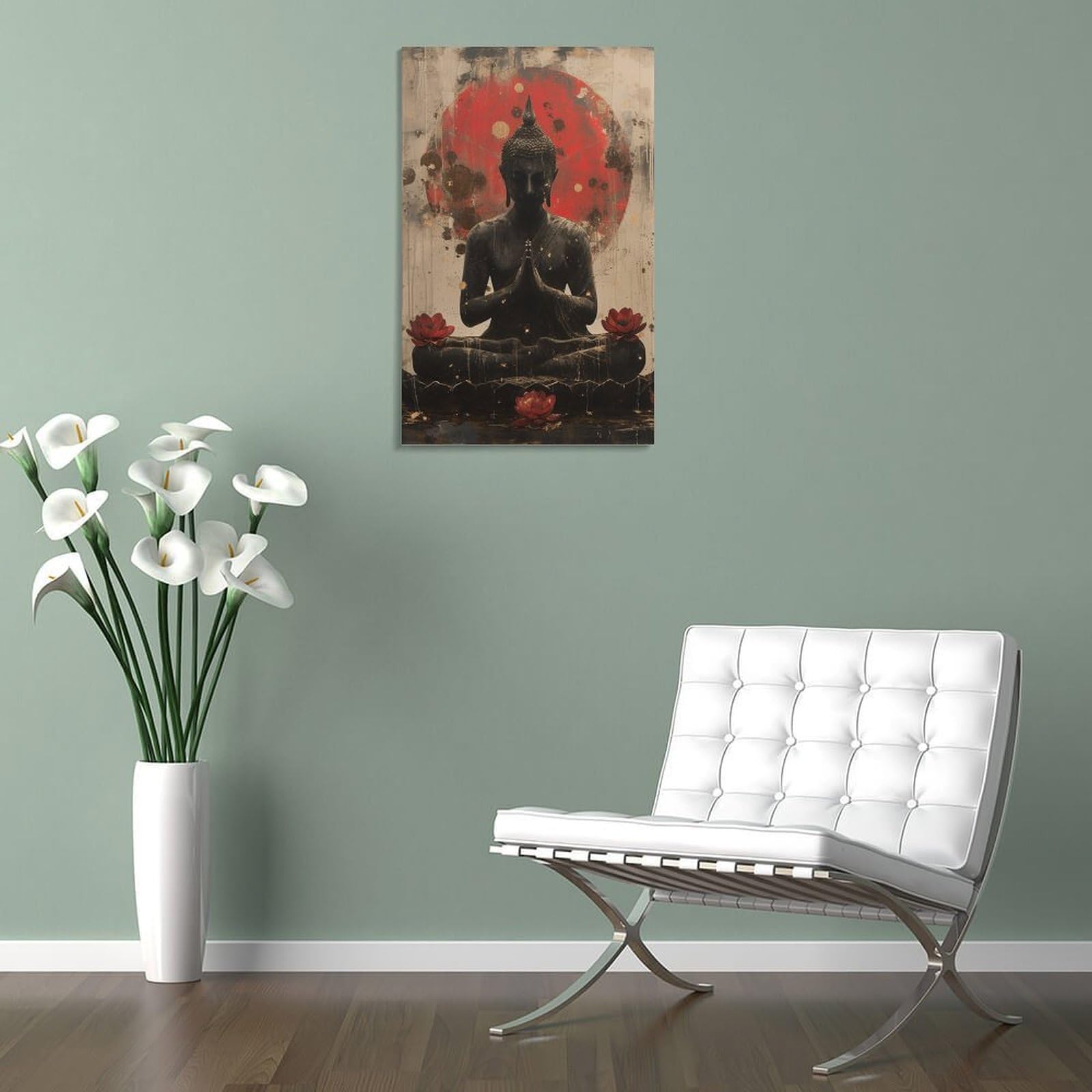 YTPONBCSTUG Cuadro Lienzo Pintura Cartel Buda Impresión De Imagen Cuadros Decorativos Sala De Estar Cuarto De Baño Comedor Decoración De Pared