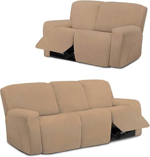 Easy-Going Funda para sofá biplaza reclinable, paquetes de funda para sofá reclinable